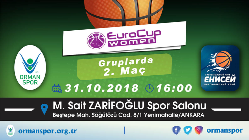 EUROCUP GRUBUN' DA İKİNCİ MAÇ