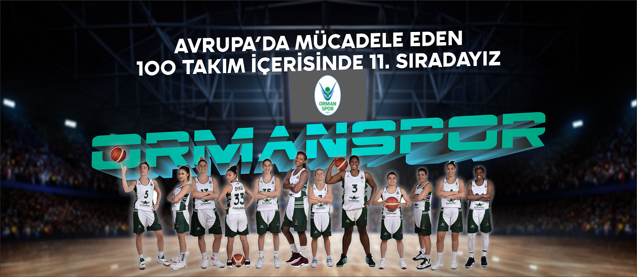 ORMANSPOR KADIN TAKIMI AVRUPA'DA 11.SIRADA