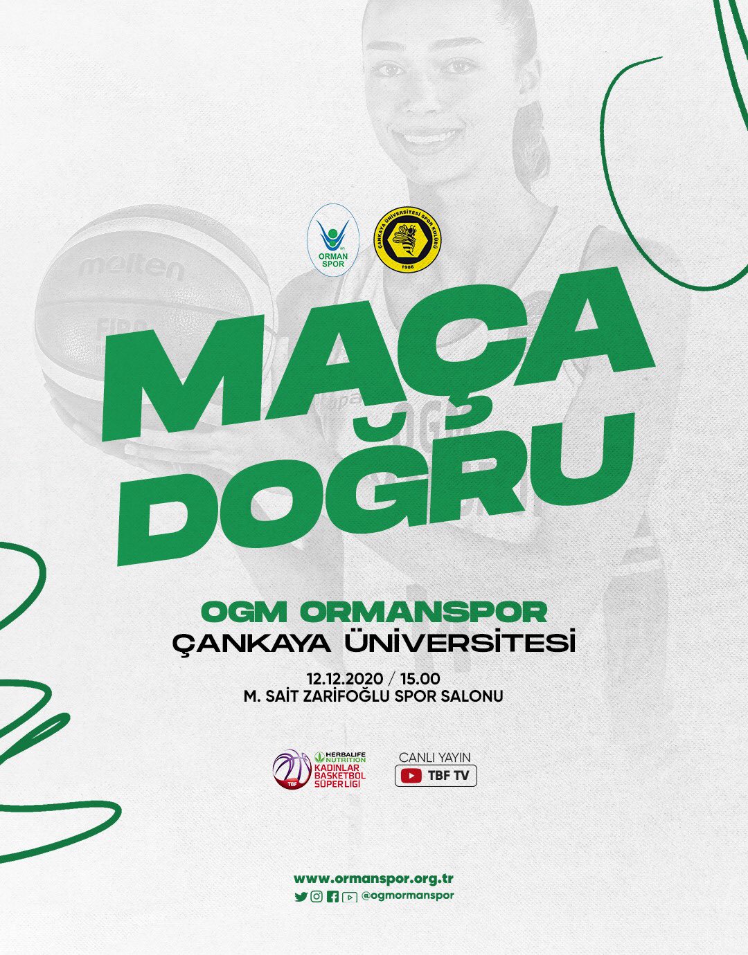 "HERBALIFE NUTRITION KADINLAR BASKETBOL SÜPER LİGİ NDE 12.HAFTA”