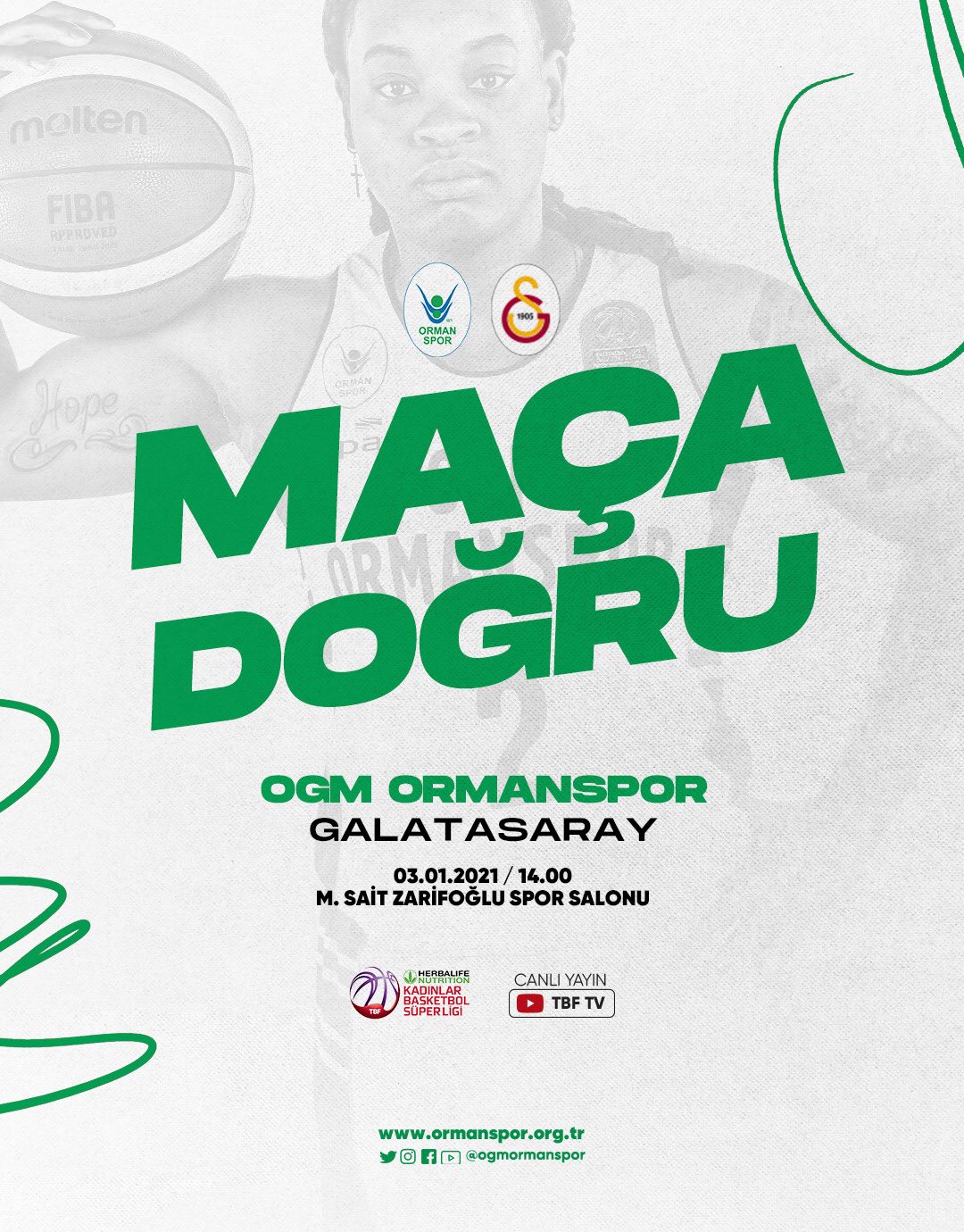 "HERBALIFE NUTRITION KADINLAR BASKETBOL SÜPER LİGİ NDE 14.HAFTA”