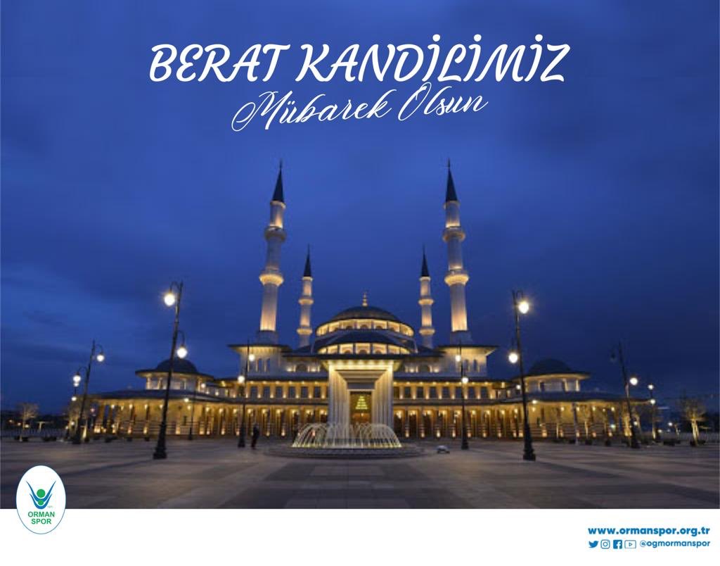 "BERAT KANDİLİMİZ MÜBAREK OLSUN!"