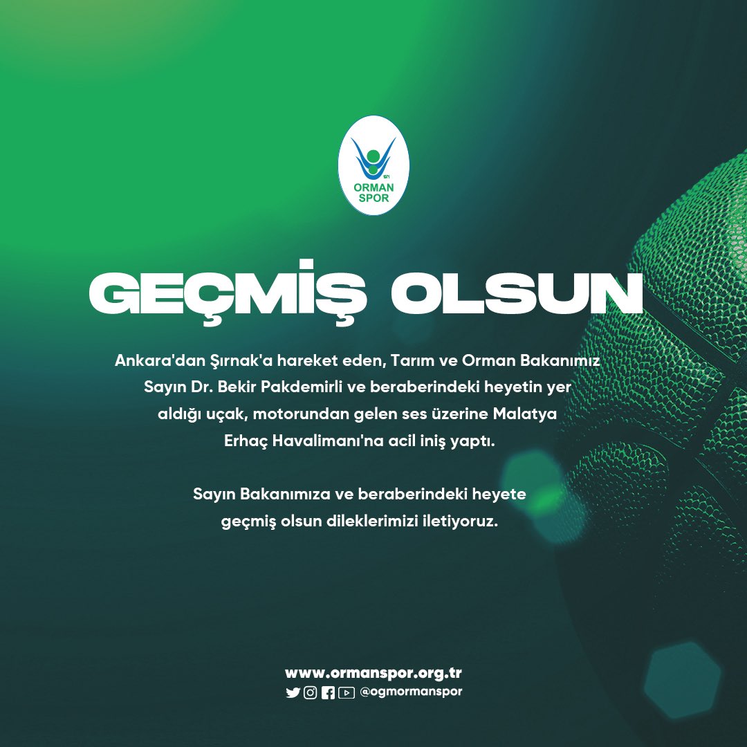 "GEÇMİŞ OLSUN SAYIN DR. BEKİR PAKDEMİRLİ!"
