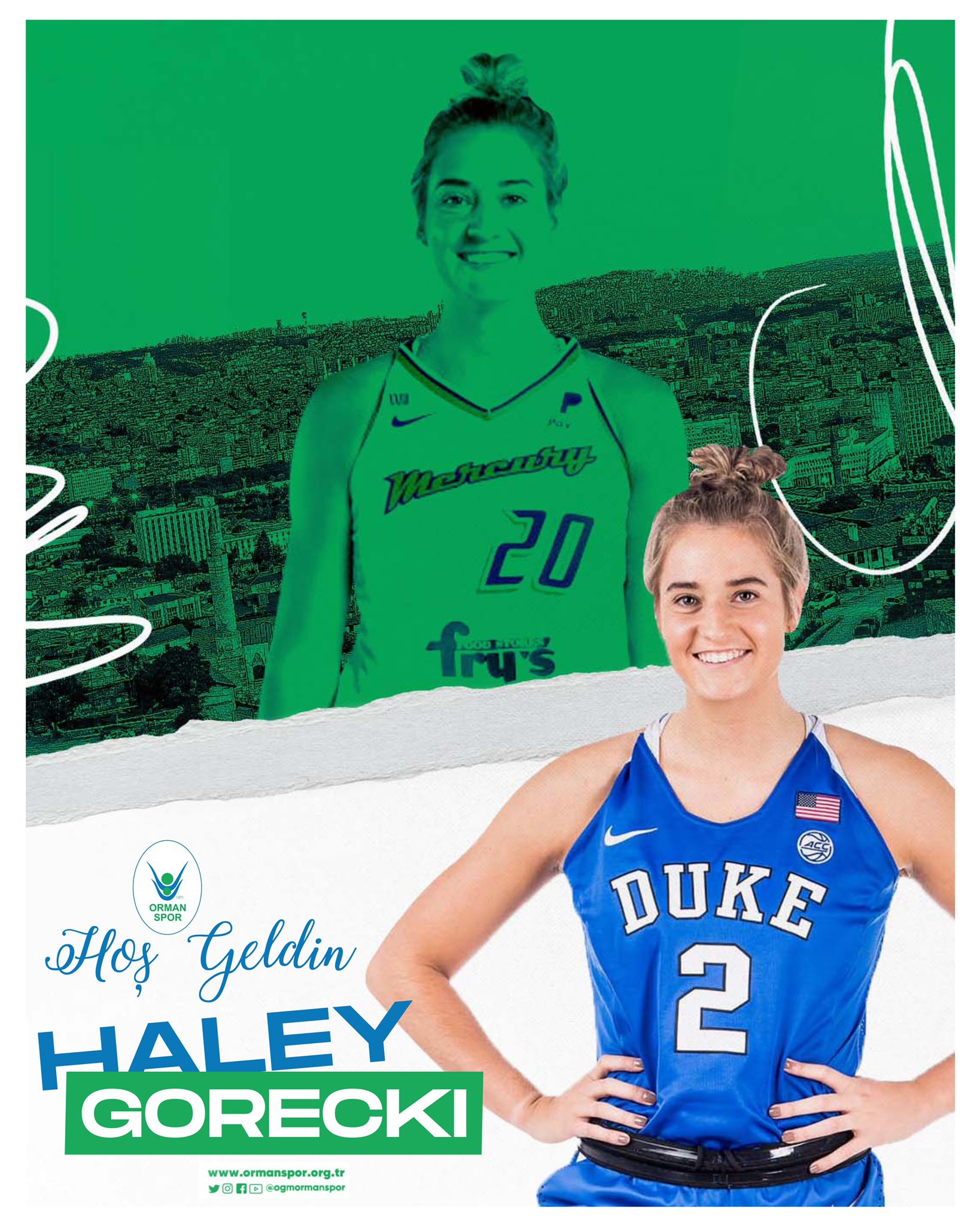 "HOŞ GELDİN HALEY GORECKI!"