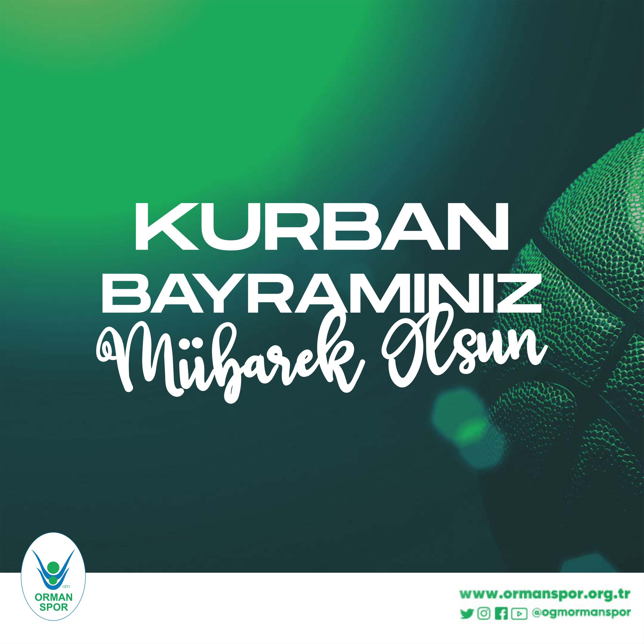 "KURBAN BAYRAMINIZ MÜBAREK OLSUN!"