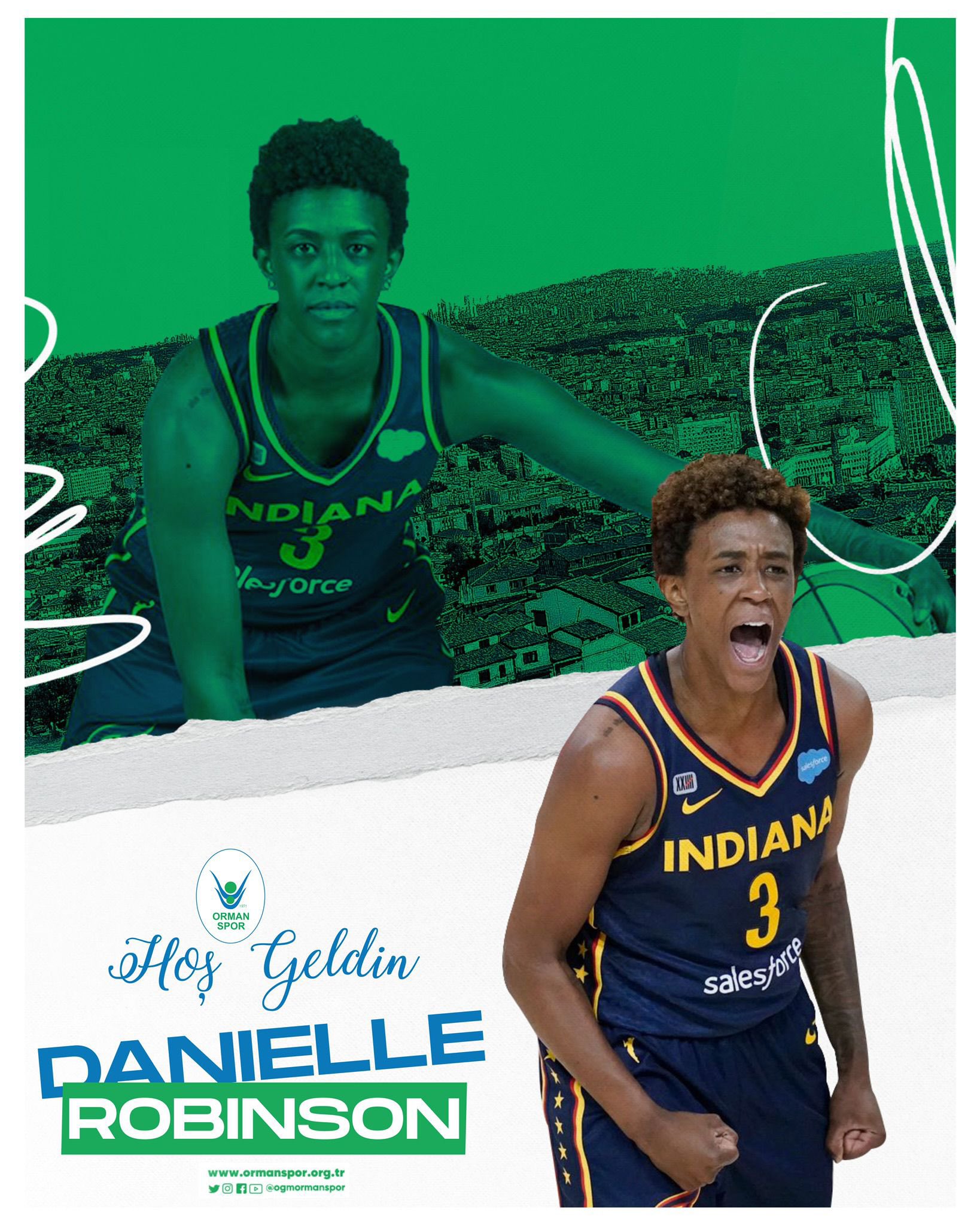 " HOŞ GELDİN DANIELLE ROBINSON!"
