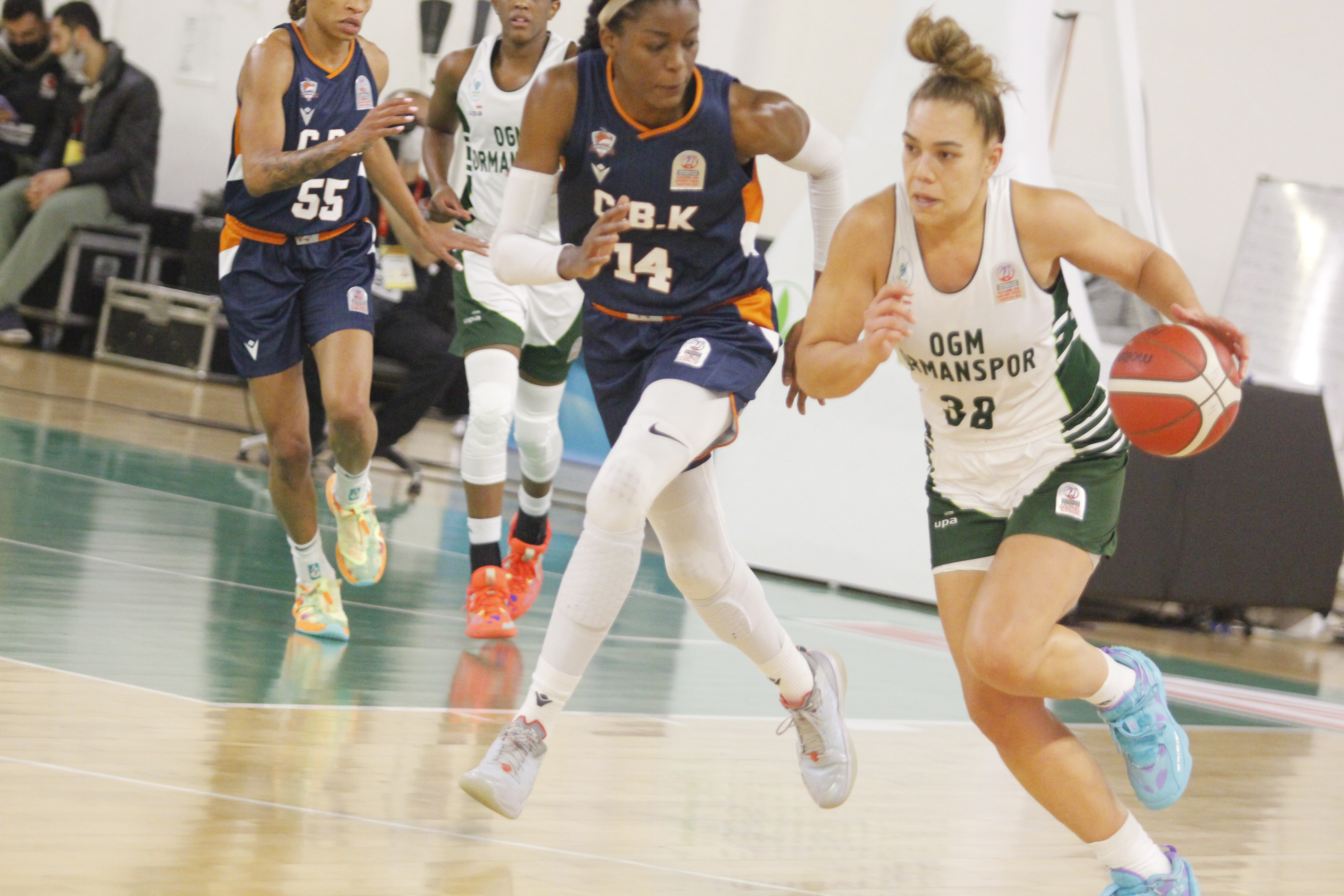 "OGM ORMANSPOR:57-ÇBK MERSİN YENİŞEHİR BELEDİYESİ:77"