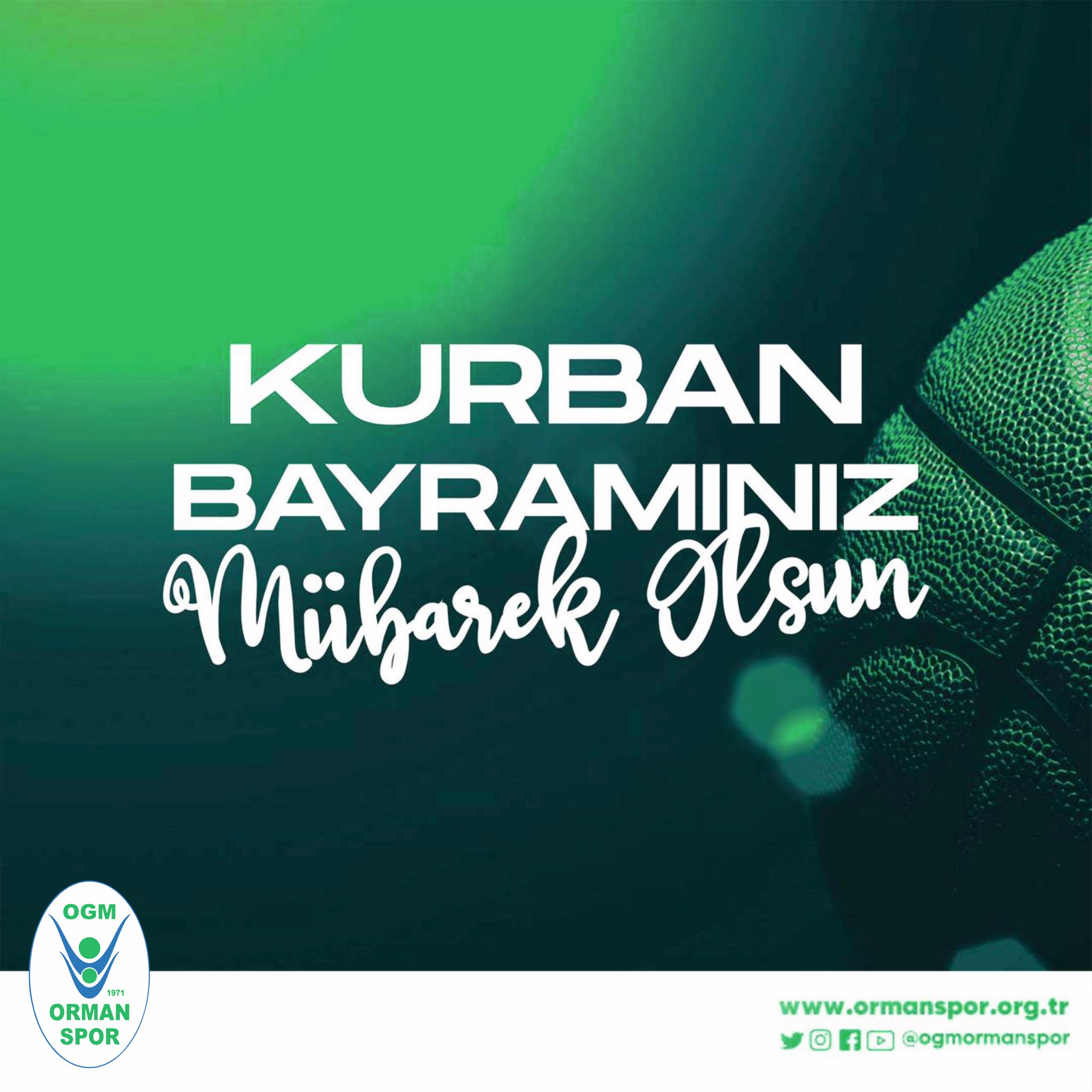 "KURBAN BAYRAMINIZ MÜBAREK OLSUN"