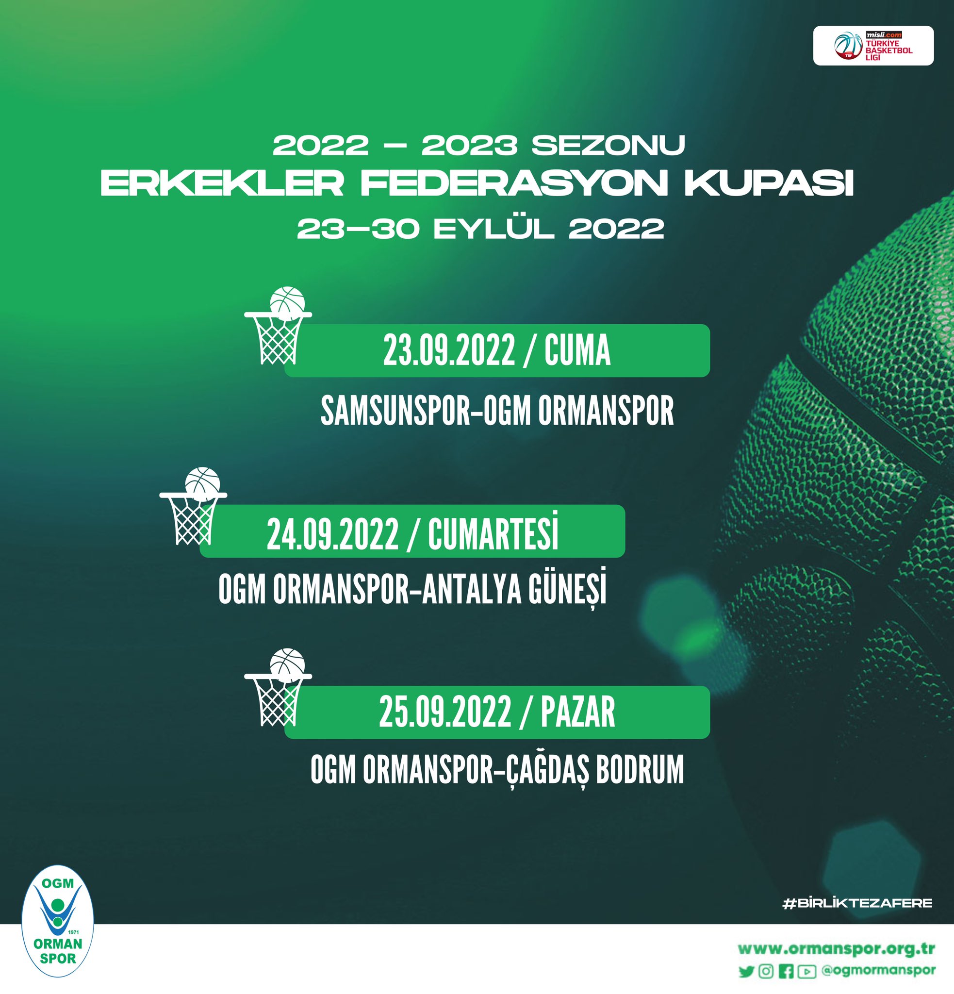 "FEDERASYON KUPASINDA A GRUBUNDA YER ALIYORUZ!"