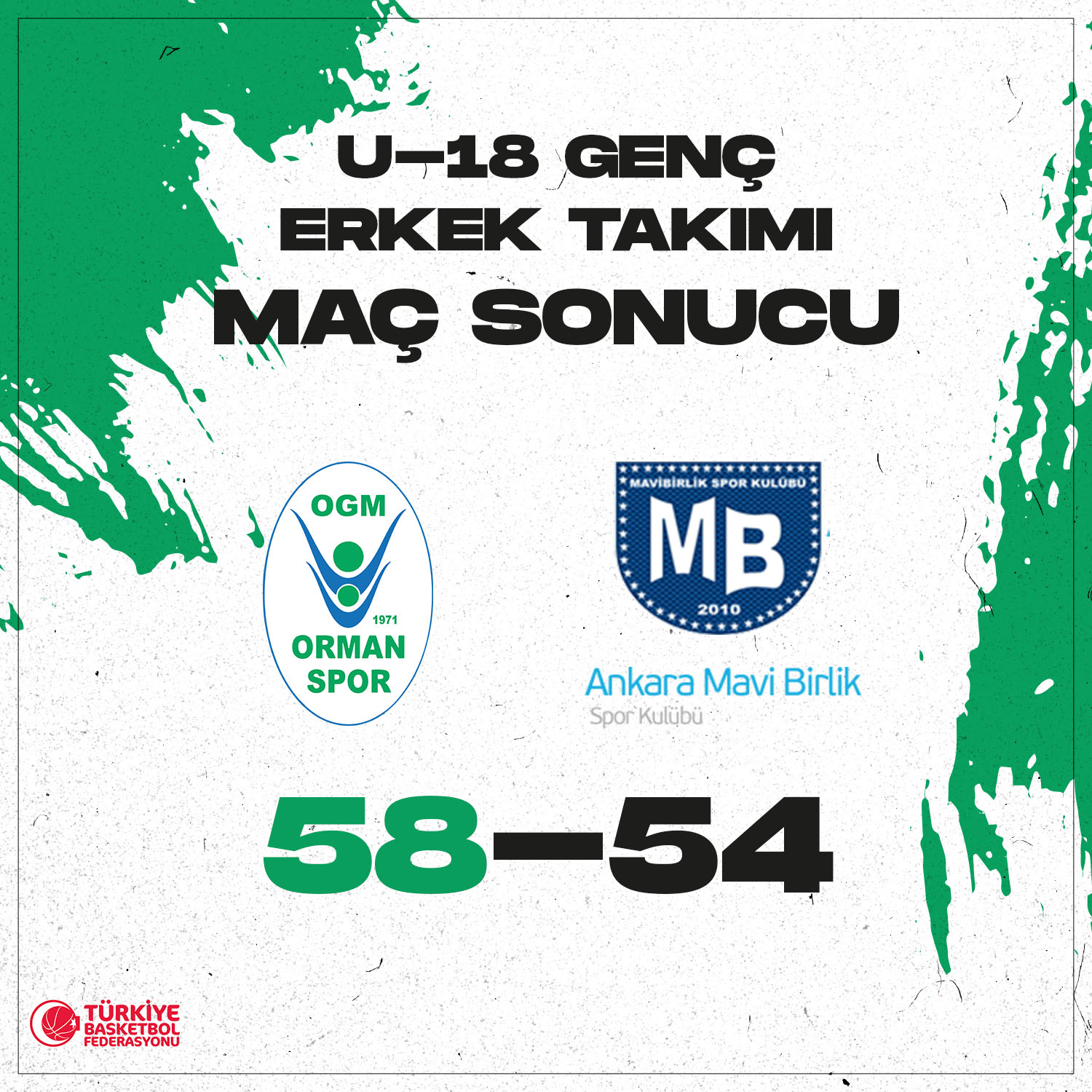 "U-18 GENÇ TAKIMIMIZ YENİ SEZONA GALİBİYETLE BAŞLADI"
