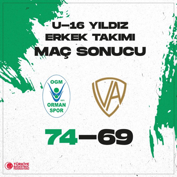 "U-16 YILDIZ ERKEK TAKIMIMIZ NAMAĞLUP DEVAM EDİYOR!"