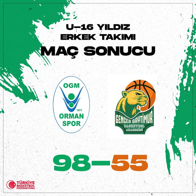 "U-16 YILDIZ ERKEK TAKIMIMIZ NAMAĞLUP DEVAM EDİYOR!"