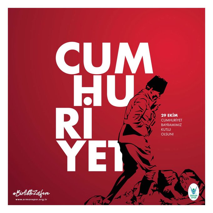 "29 EKİM CUMHURİYET BAYRAMIMIZ KUTLU OLSUN!"
