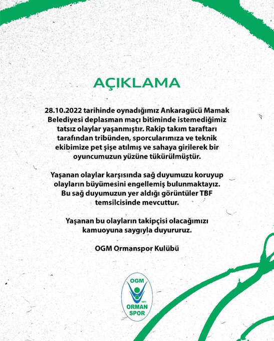 "KAMUOYUNUN BİLGİSİNE!"