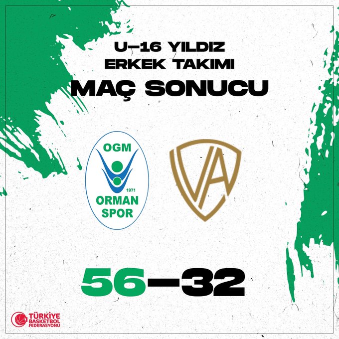 "U-16 YILDIZ ERKEK TAKIMIMIZDAN 10. GALİBİYET!"