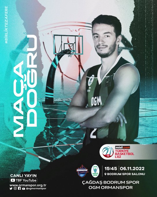 "ERKEK BASKETBOL TAKIMIMIZ DEPLASMANDA BODRUM EKİBİNE KONUK OLUYOR!"