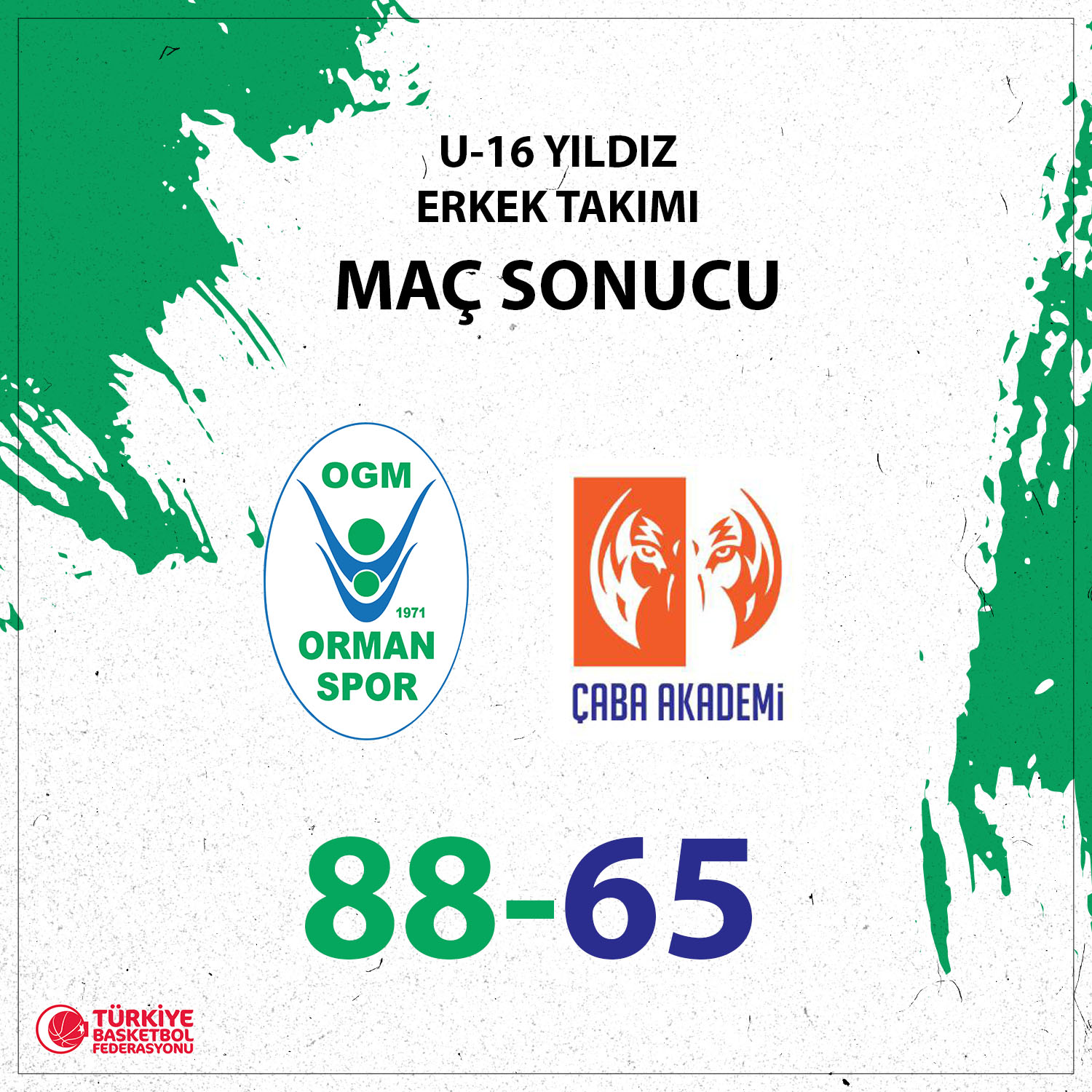 "U-16 YILDIZ TAKIMIMIZ'DAN BİR GALİBİYET DAHA!"