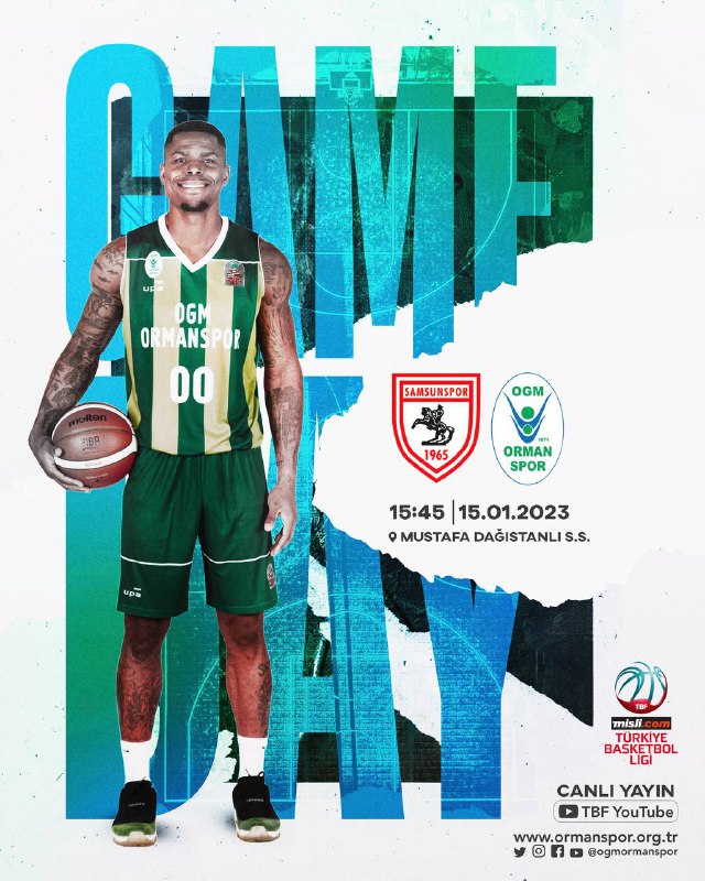 "ERKEK BASKETBOL A TAKIMIMIZ SAMSUN DEPLASMANINDA!"