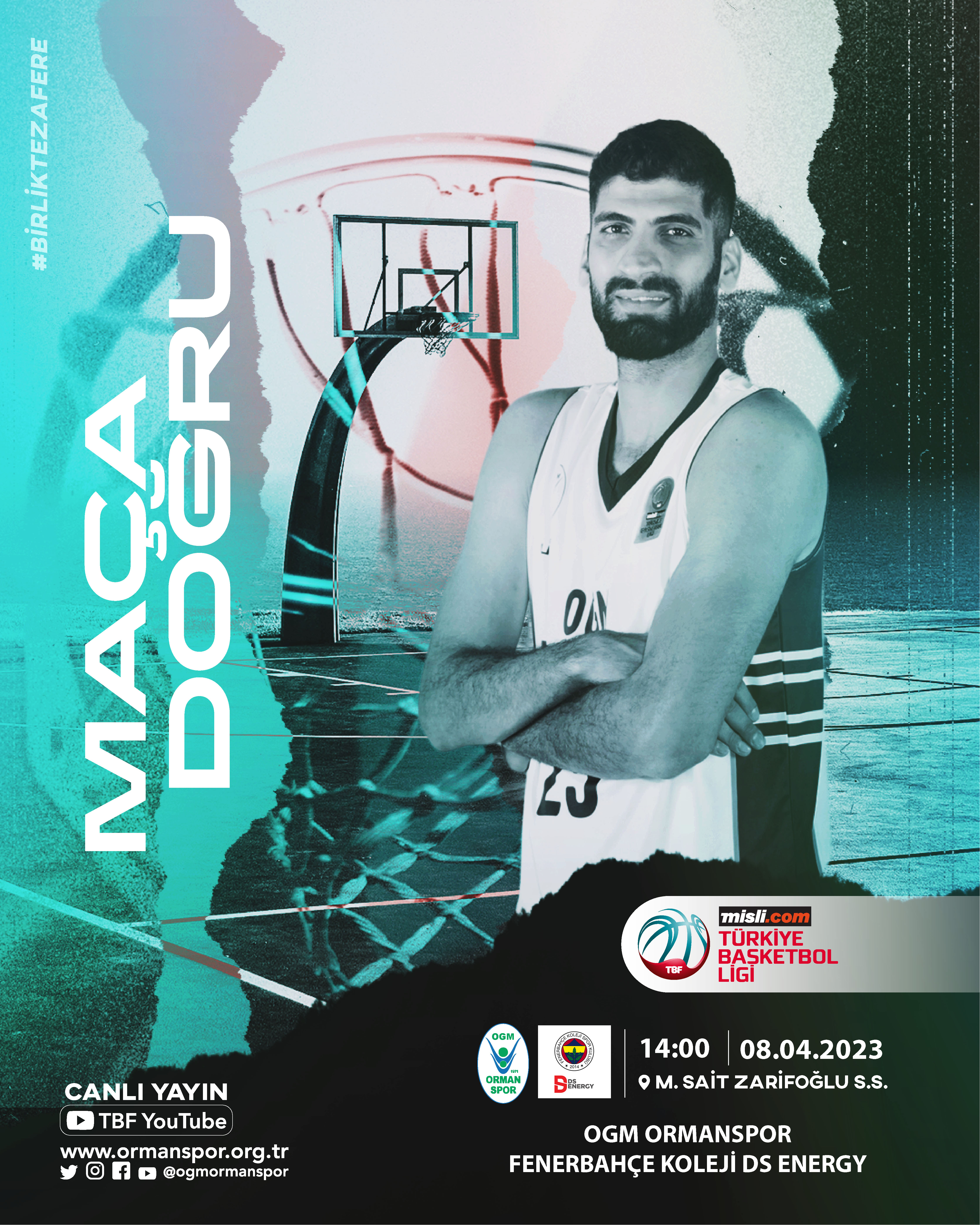 "ERKEK BASKETBOL A TAKIMIMIZ BU HAFTA, FENERBAHÇE KOLEJİ DS ENERGY TAKIMINI KONUK EDİYOR."