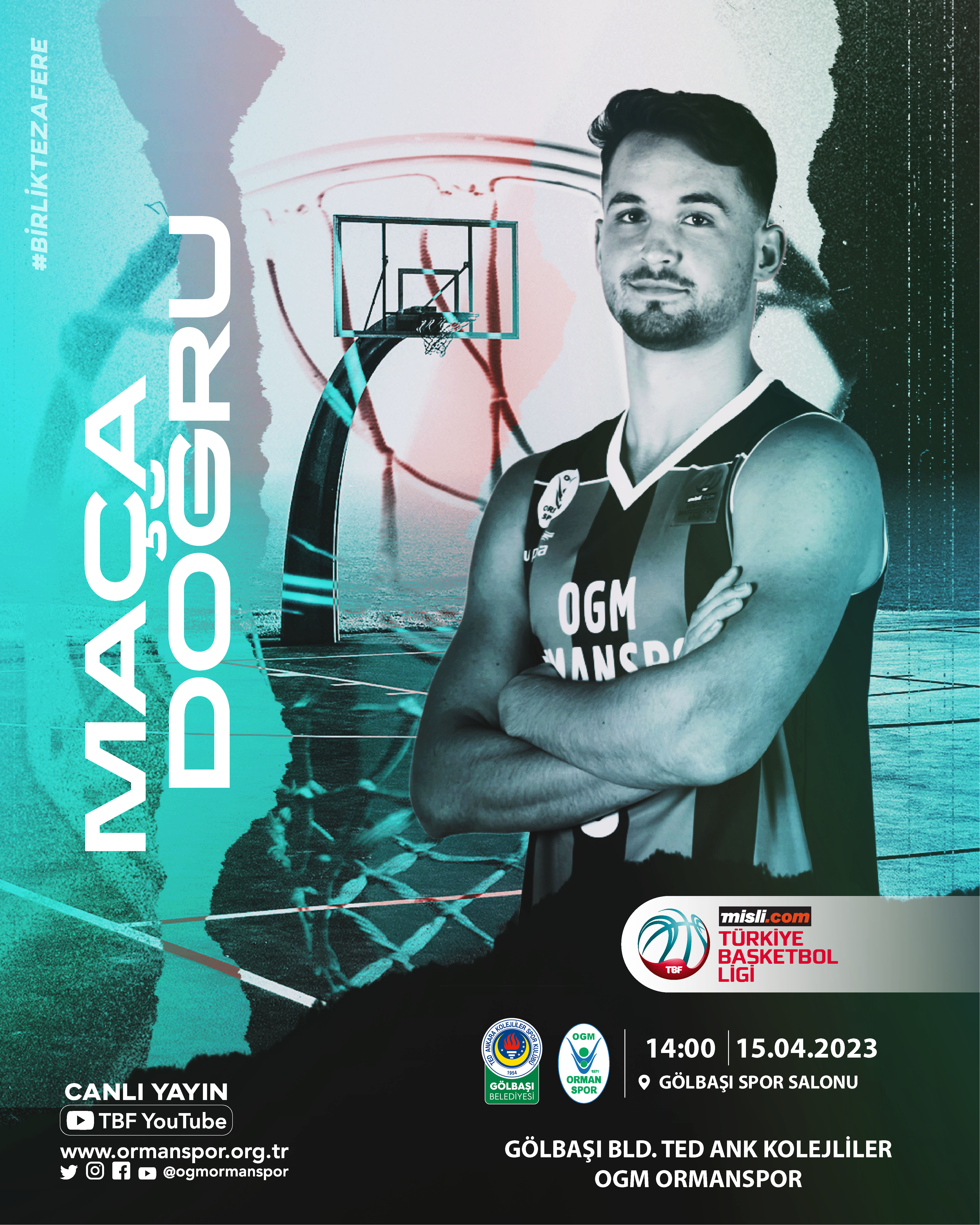 "ERKEK BASKETBOL A TAKIMIMIZ BU HAFTA GÖLBAŞI BELEDİYESİ TED ANKARA KOLEJLİLER'E KONUK OLUYOR."