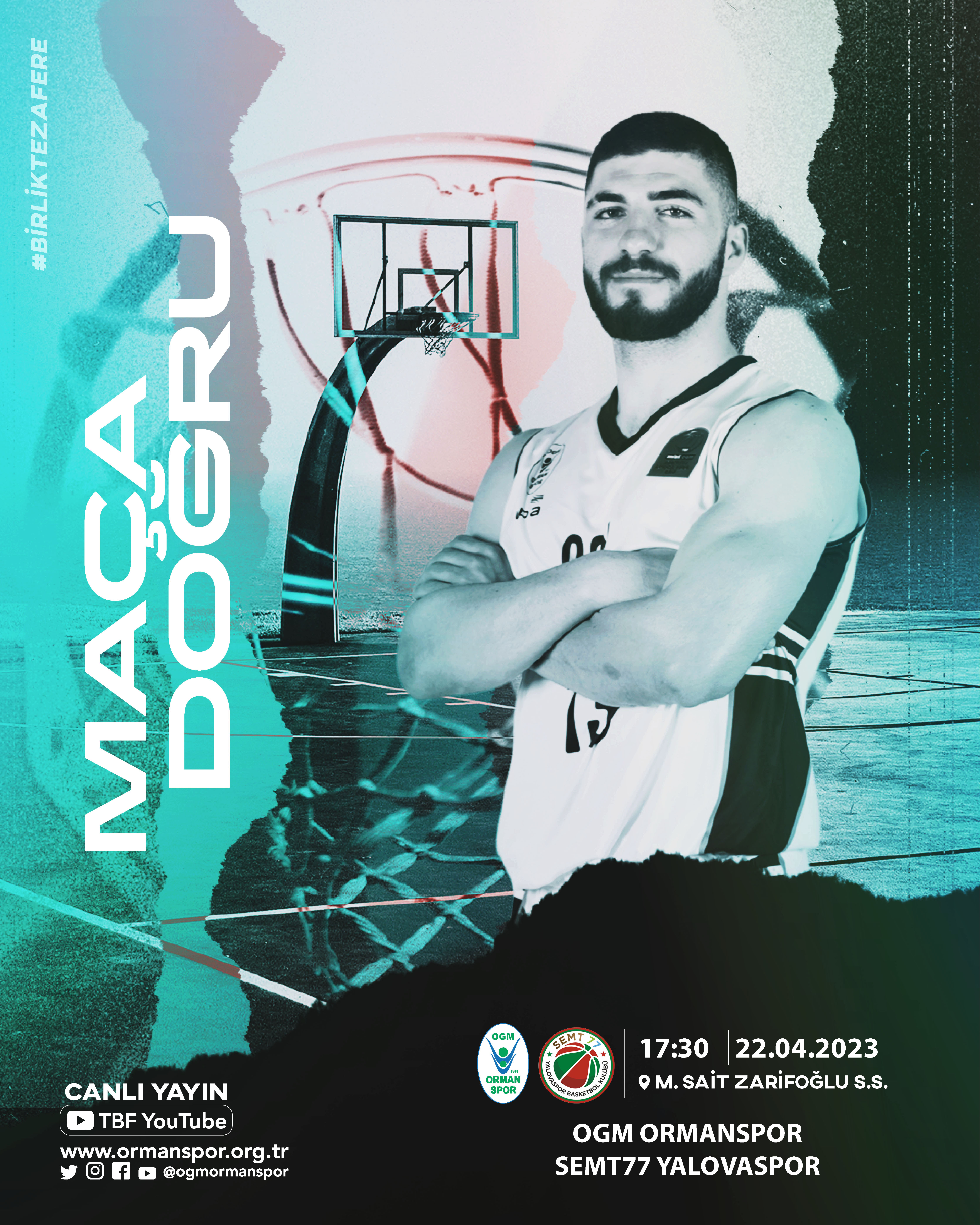 "ERKEK BASKETBOL TAKIMIMIZ BU HAFTA SEMT77 YALOVASPOR TAKIMINI KONUK EDECEK"