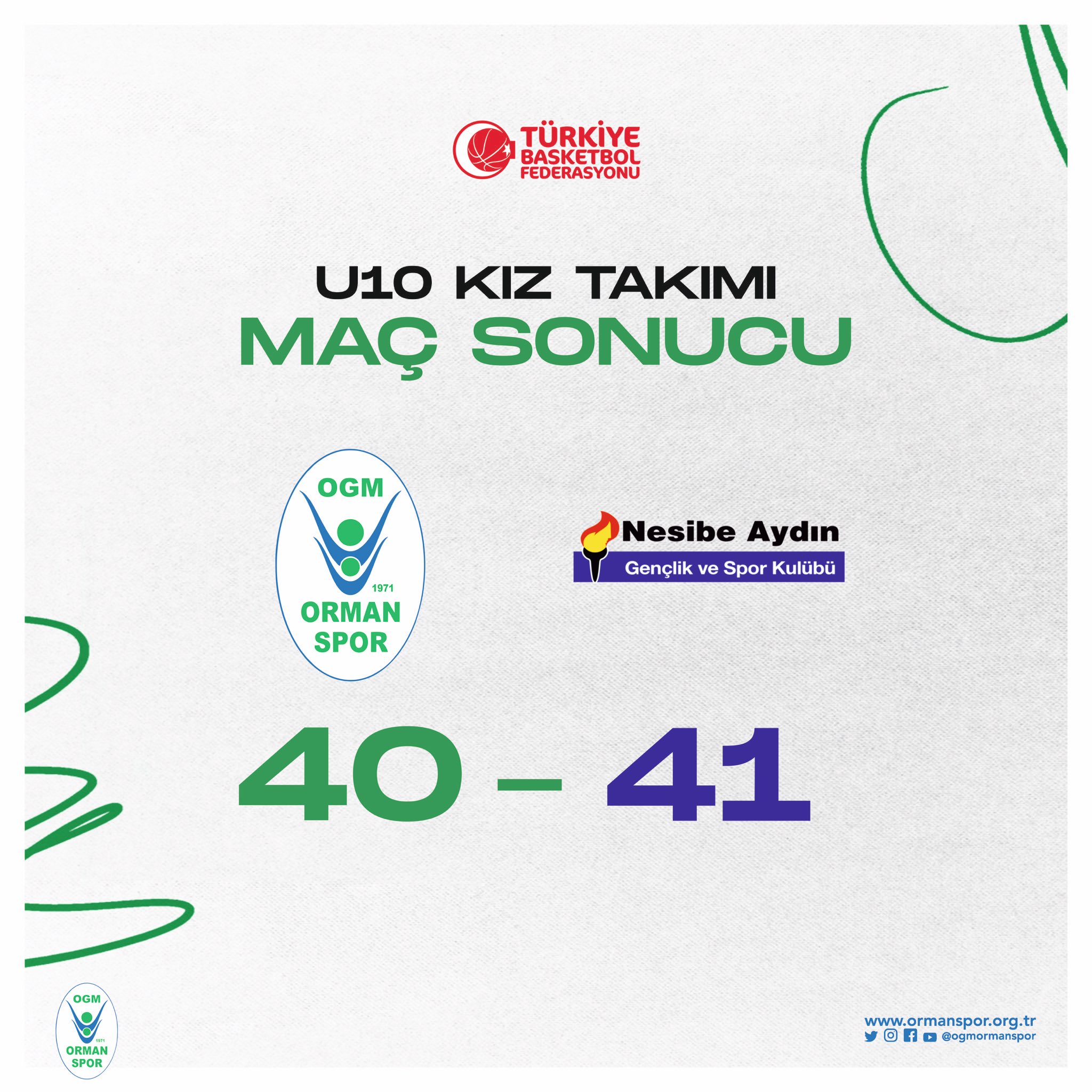"U10 KIZ BASKETBOL TAKIMIMIZIN BU HAFTAKİ RAKİBİ NESİBE AYDIN GENÇLİK VE SK"