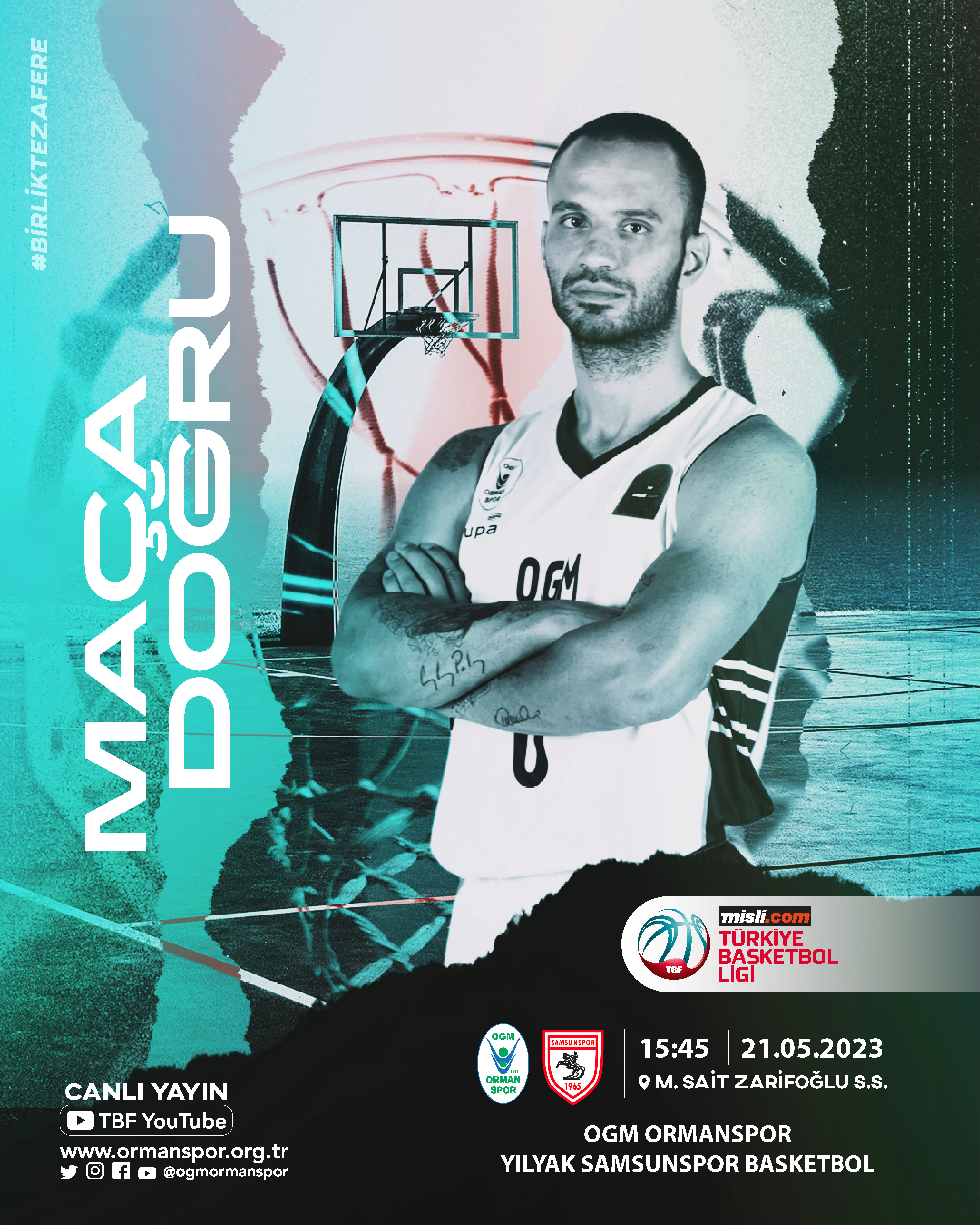"ERKEK BASKETBOL A TAKIMIMIZ SEZONUN SON MAÇINA EVİMİZDE ÇIKIYOR"