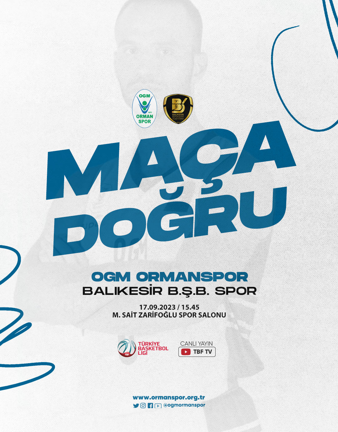 "ERKEK BASKETBOL A TAKIMIMIZ YENİ SEZONU EVİMİZDE AÇIYOR!"