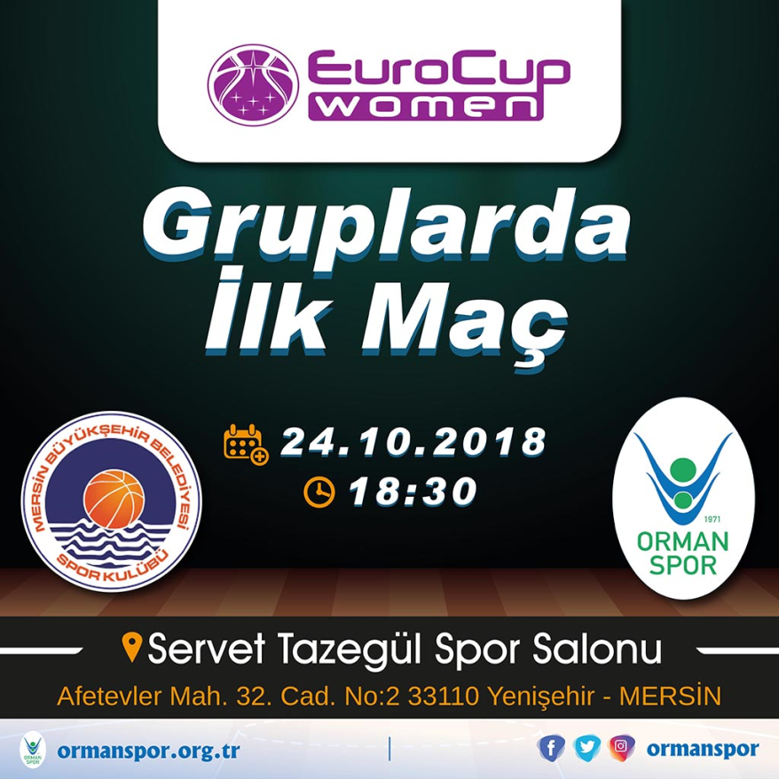 EUROCUP'TA GRUBUNUN İLK MAÇI 