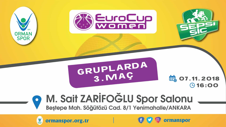 EUROCUP GRUBUN' DA ÜÇÜNCÜ MAÇ