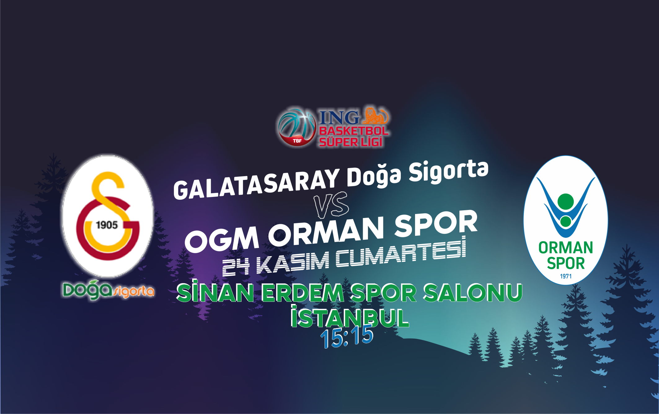 Galatasaray Doğa Sigorta 105-73 OGM Ormanspor - 9. Hafta Maç Özeti
